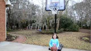 Basketball Goal Surprise for Christmas 2012