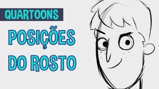 Quartoons 2 - Como desenhar rostos em diferentes ângulos e posições
