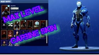 *New* Fortnite season 4 max level CARBIDE skin