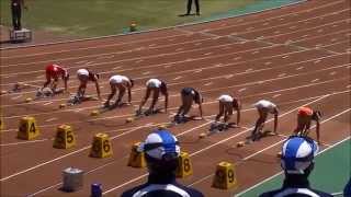関東インカレ 男子1部100m決勝 桐生祥秀（東洋大1）日本学生タイ記録 2014年5月17日