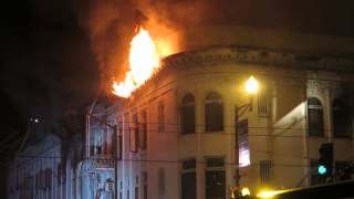 Fire on Mission Street in San Francisco! Part 1