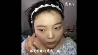 Makeup in China -"There are no ugly girl in China, only lazy ones"