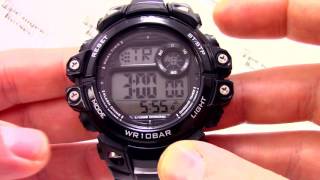 Часы Q&Q M151-003 [M151 J003] - Инструкция, как настроить от PresidentWatches.Ru