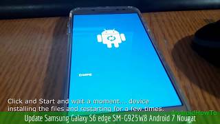Update Samsung Galaxy S6 edge SM-G925W8 Android 7 Nougat
