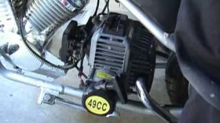 Margo's electric start, 49cc, 2stroke, Chinese, mini chopper knockoff knock off