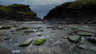Rocky Stream & Ocean Sounds | How to Fall Asleep Fast Listen to flowing Water Sounds & Sea Waves