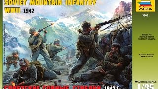 Обзор фигурок "Cоветские горные стрелки" Звезда 1/35