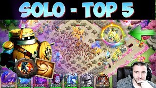 Я В ШОКЕ ЧТО БОЧКА СДЕЛАЛА С ТОПАМИ \ БОЧКА УШАТАЛА ТОП 5 \  БИТВА ЗАМКОВ \ CASTLE CLASH