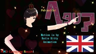 [MMD MV] Hetalia Pub and Go Motion dl + English Lyrics