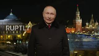 Russia: Putin hails citizens' hard work and solidarity in New Year's address