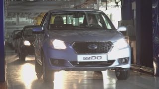 На АВТОВАЗе развернуто производство седанов Datsun on-Do. Русская версия репортажа.