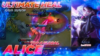 IMBA HEAL - Top 4 Global Alice by Sнσ.Tamago - Mobile Legends