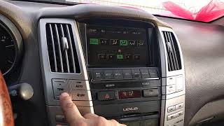 Lexus RX300, RX330, RX350 как проверить кран на печку или забита ли печка.