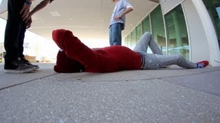 Skater Hits Pebble and FRACTURES COLLARBONE!
