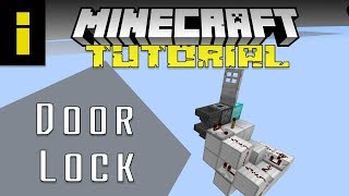 Minecraft: Door Lock with Private Key (Tutorial)