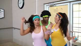 80's gym girls in Lycra Part 1.