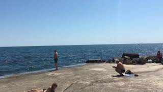 КРЫМ СЕГОДНЯ.СУДАК!Черное море!ПЛЯЖ МОХИТО. Июнь 2019.Супер