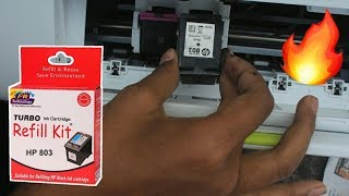 HP 803 Black Ink Cartridge Refill | Refilling Ink Black | Dekh Review (Hindi/Urdu)