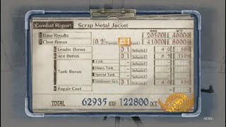 Valkyria Chronicles 4 - Squad Story Scrap Metal Jacket A Rank + Ace