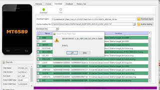 Lenovo P780 - s_dl_pmt_err_no_space(5069) - Sp Flash Tools - SOLUTION: Motherboard replace
