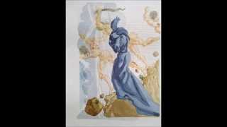 SALVADOR DALİ's watercolor paintings... for a work of Dante's Divine Comedy...