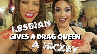 Lesbian Gives a Drag Queen a Hickey | Tea and Glitter