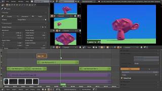 Видео-редактор Blender 20 - Многокамерный монтаж