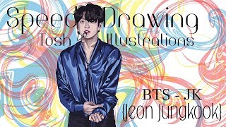 BTS - Jungkook {Kpop} {Time-lapse Graphic ~ Adobe Illustrator}