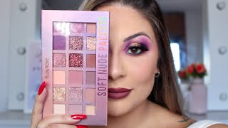 TESTEI  A PALETA SOFT NUDE RUBY ROSE! LANÇAMENTO