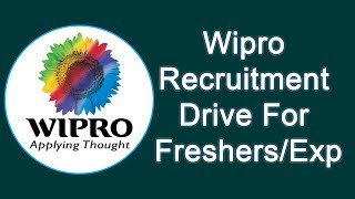 Wipro Recruitment Drive For Freshers/Exp 2017 - 18 Mumbai