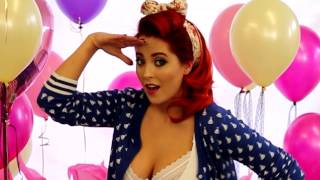 The sassy & sensational Lucy Vixen wears the SS15 Tutti Rouge collections like only she can!