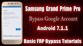 Samsung Grand Prime Pro | How to Bypass Google Account - FRP without PC