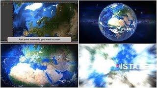 Earth Zoom Customize (After Effects Template)