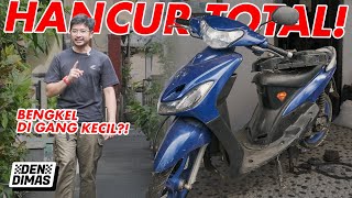 SEKARAT‼️ Restorasi Yamaha Mio Sporty Hancur Di Bengkel Gang Senggol Jakarta