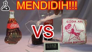 EXPERIMENT COCA COLA VS SODA API mendidih!!! #1