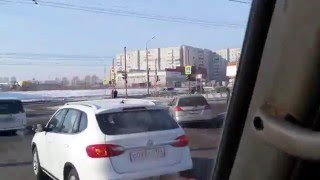 Красноярск. Авто-певица на дороге.