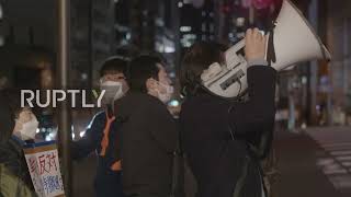 Japan: Dozens rally outside Russian embassy in Tokyo to protest war on Ukraine