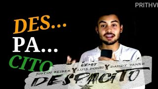Justin Bieber - Despacito (lyrics) Luis Fonsi, Daddy Yankee | Indian Cover Prithvi | Ft. Akash