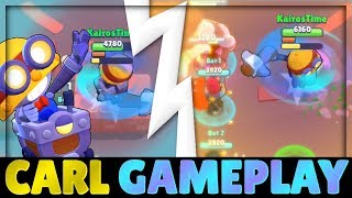 Carl Gameplay! | Flying ReinBears & Dragons! | Spring Traps & Siege! | Brawl Stars Update!