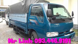 Giá bán xe tải KIA 1 tấn 1,25 tấn 1,4 tấn 1,9 tấn 2,4 tấn Trường Hải Thaco vay trả góp 200 triệu