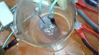 Электродуговой метод разложения воды
