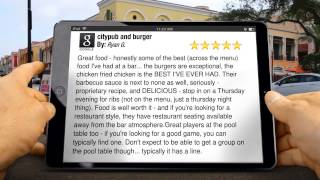 citypubandburger 5 star review video 303-694-0454