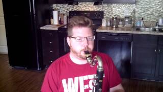 Shostakovich Violin Concerto bass clarinet solo - Scherzo