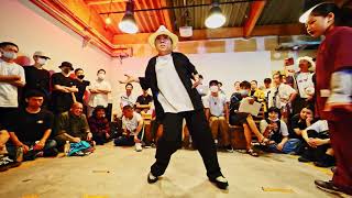 LiL REBEL vs 麻彩 BEST4 U25 CHALLENGER SPECIAL POPPIN DANCE BATTLE