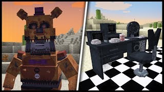 FNAF in MINECRAFT! (Mod Showcase)