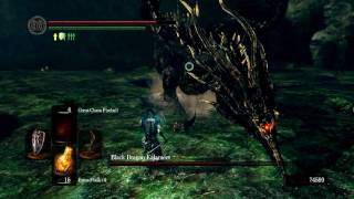COMO MATAR O BLACK DRAGON KALAMEET + OBSIDIAN GREATSWORD - Dark Souls Gameplay PT-BR