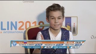 ? [153.11] Даниил Самсонов / Daniil SAMSONOV - I Winter Children of Asia Games Jr. Men FS 15.02.19