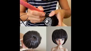 парик для куклы MiniFee своими руками с помощью 3D ручки