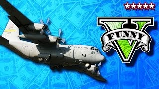 GTA 5 Funny Moments - WORST LANDINGS! - BEST CRASHES! Grand Theft Auto 5