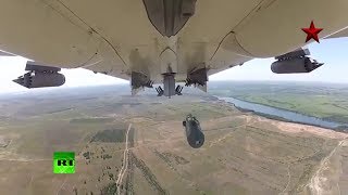 Imágenes exclusivas: prueba de bombardeo del caza Su-24 de la Fuerza Aérea rusa